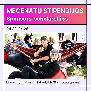 Sponsor's scholarships In the picture there are two people