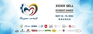 SELL STUDENT GAMES May 16-19, 2024 Kaunas