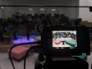 Filming an event