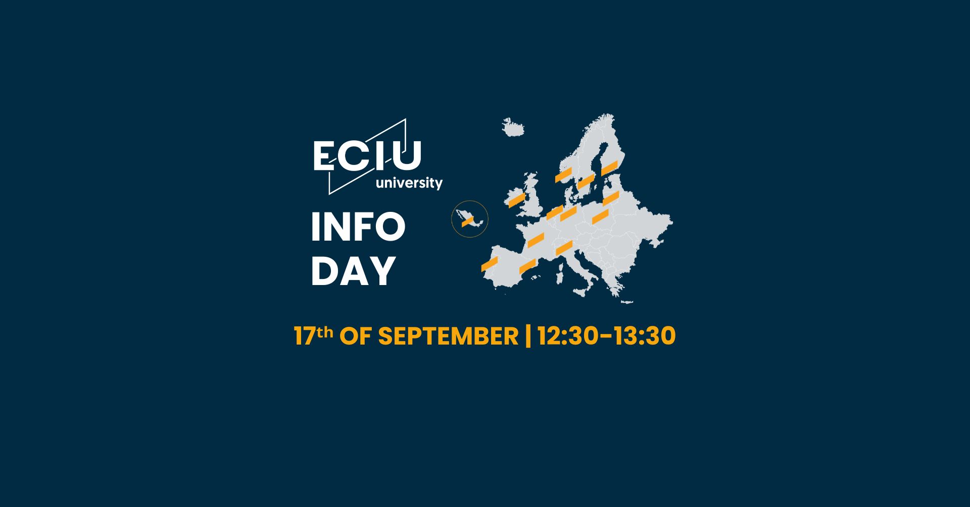 ECIU Info Day '26 fall Join ECIU Info Day 2026 and find out what Europe can offer! Event details: 17th of September from 12:30 until 13:30; Student st. 50, Kaunas;